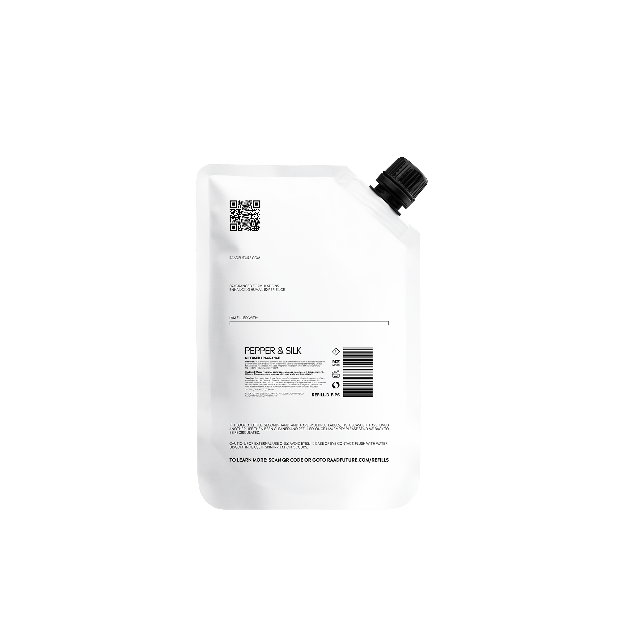 Diffuser (Refill) Pepper & Silk